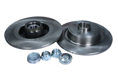 2x 19-1966 Maxgear brake disc for Renault