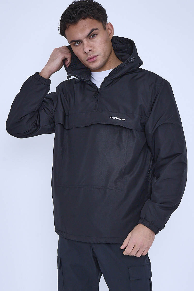 CARHARTT WIP WINDBREAKER PULLOVER Mサイズ Carhartt WIP Mens Windbreaker Pullover Fleece Lined Hooded