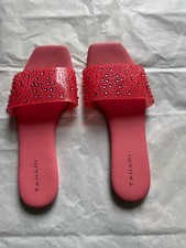 TAHARI Gracelyn Slide Slippers Women s SZ 8.5 Blush Orange color - NWT