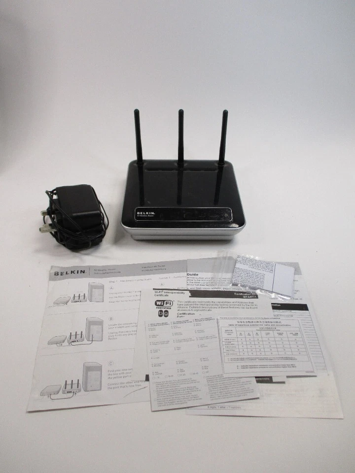 Belkin N1 Wireless Router High Performance In Original Box Untested - Image 4 of 4