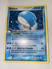 Quality Rare Pokemon Card Wailord 14/92 Reverse Holo as shown above here