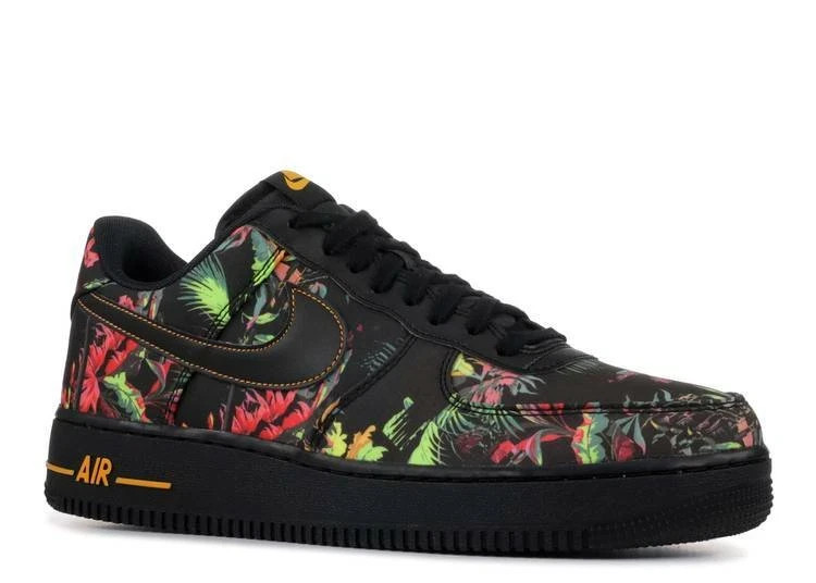 Nike Air Force 1 Low 07 LV8 Floral Pack Black Multicolor