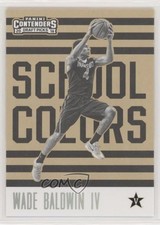 2016-17 Panini Contenders Draft Picks School Colors Wade Baldwin IV #17 7l6