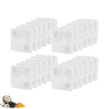 Nispira Water Filter for Veken 84Oz/2.5L Cat & Dog Water Fountains 24 Pack