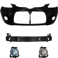 Set Kit Stoßstange vorne grundiert + Träger+Nebel für Hyundai i10 PA Bj. 08-11