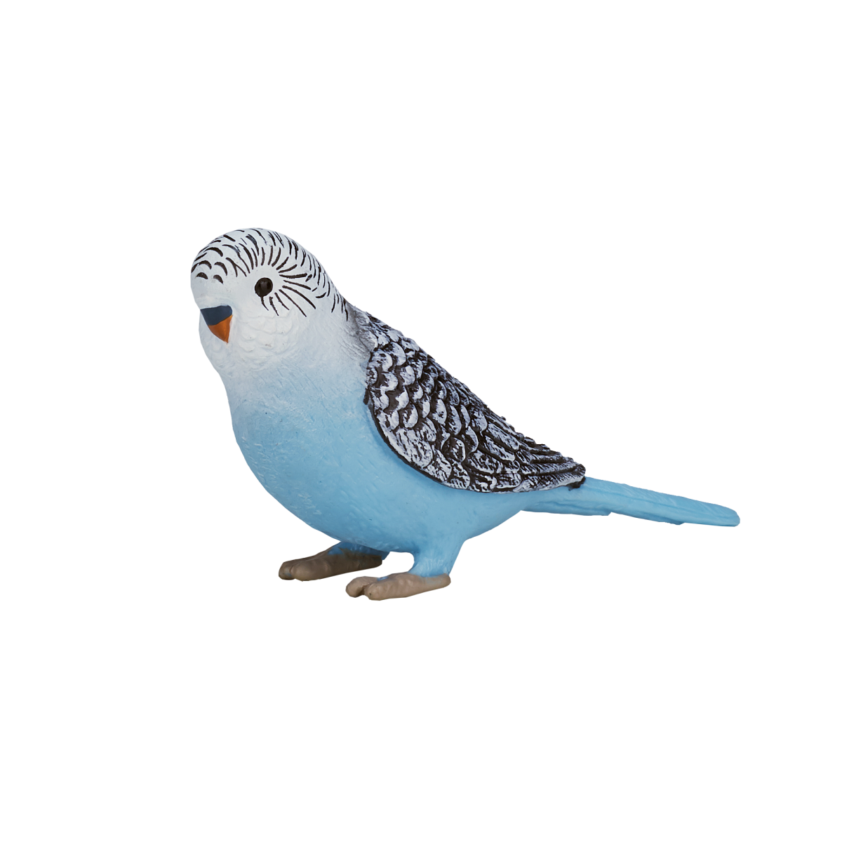 Blue Budgerigar Toy cute pet farm models toy plastic figures animals figurines