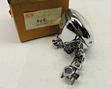 Vintage Nos Unity Model S6 Spotlight With Mount 6-12 Diameter Nice Chrome Vintage Nos Unity Model S6 Spotlight With Mount 6-12 Diameter Nice Chrome