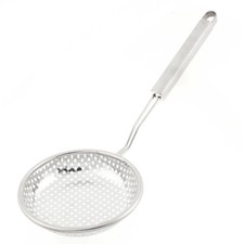 Flat Head Ladle Strainer Kitchen Utensil 13 Inch Length