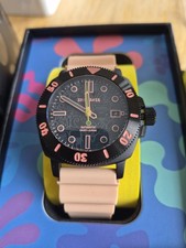 Spinnaker Hull Diver Watch "Pink Patrick" Limited Edition Automatic Brand New