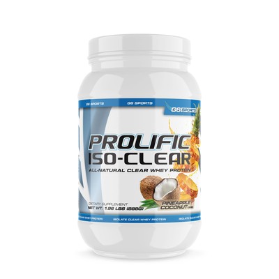 Prolific Iso-Clear Whey Protein - Pineapple Coconut (30 Servings)