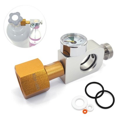 CO2 Nachfülladapter W21.8 auf Quick Connect SodaStream Duo Terra Pink Zylinder