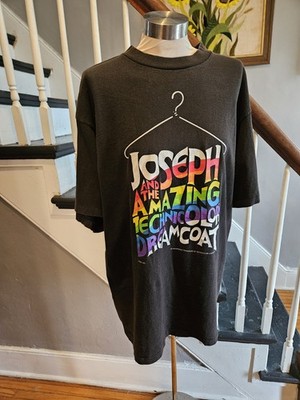 Vintage Joseph Dreamcoat T Shirt XL Single Stitch Double Sided Broadway 1990s