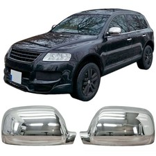 Edelstahl Chrom Spiegelkappen Set für VW Touareg 7L 2002-10/2006 vor Facelift