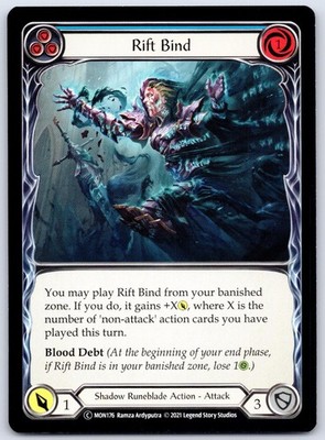 FAB - Rift Bind (Blue) - MON176 - Unlimited Edition Normal - LP