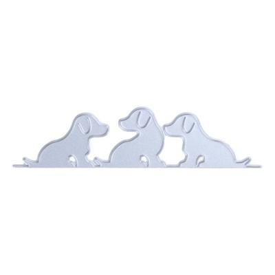 Dogs Metal Cutting Dies Stencil Scrapbooking DIY Album Stamp Paper Card Emboss