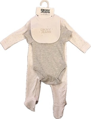DKNY 3 Piece Set Size 3-6 Months
