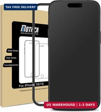 Mothca Matte Glass Screen Protector for iPhone 16 / iPhone 15 6.1 inch Anti-Gl