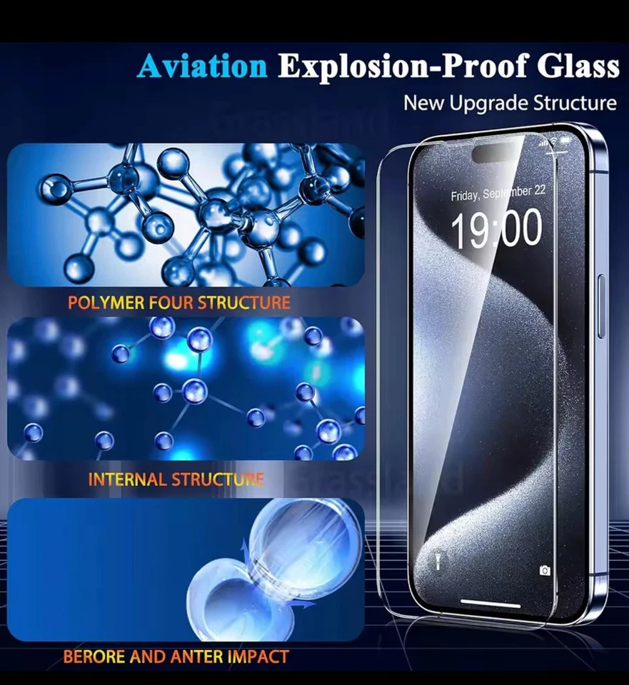 4 Pezzi Pellicola In Vetro iPhone 13 4 Pezzi In 1 Foto 2 de 4