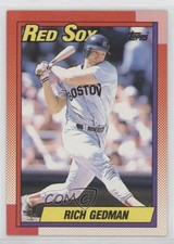 1990 Topps Rich Gedman #123 08id