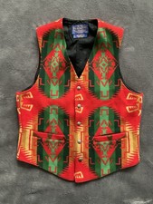 VNT Pendleton High Grade Western Southwestern Native American Vest USA Size S