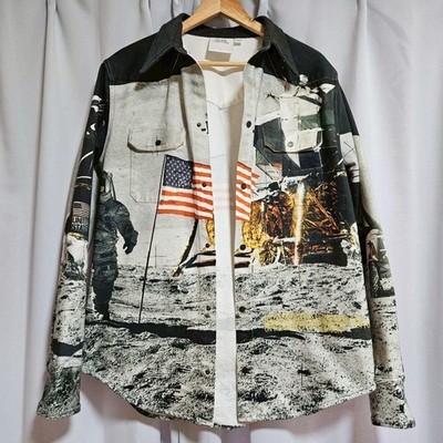 Calvin Klein Jeans Est. 1978 Moon Landing Shirt Jacket Raf Simons 205W39NYC L