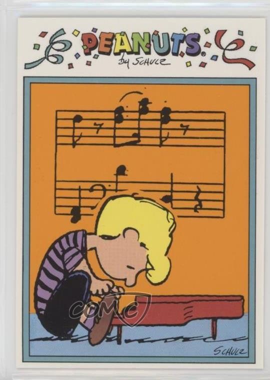 1991 Tuff Stuff Peanuts Preview French Schroeder #7 fm0