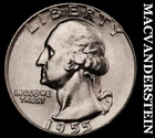 1955 Washington Quarter- Lustrous Choice Gem Brilliant Uncirculated #i6251