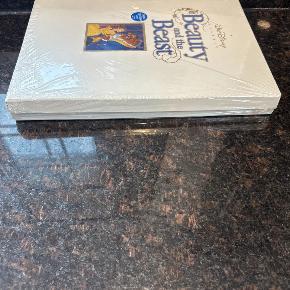 New Walt Disney BEAUTY AND THE BEAST Deluxe Collectors Edition VHS, Book Lith💙 — 第 3/4 张图片