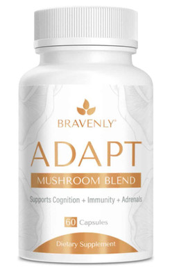 Adapt   Functional Mushroom Blend | 60 Capsule Bottle NEW