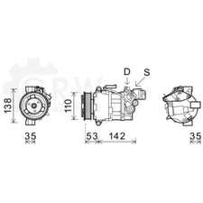 Kompressor Klimaanlage Klimakompressor für BMW 3er 1er Coupe E81
