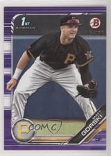 2019 Bowman Draft Purple 186/250 Matt Gorski #BD-73 0w7