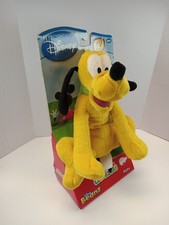 Mickey Mouse Clubhouse Pluto 8" plush. Disney Beanz. New.
