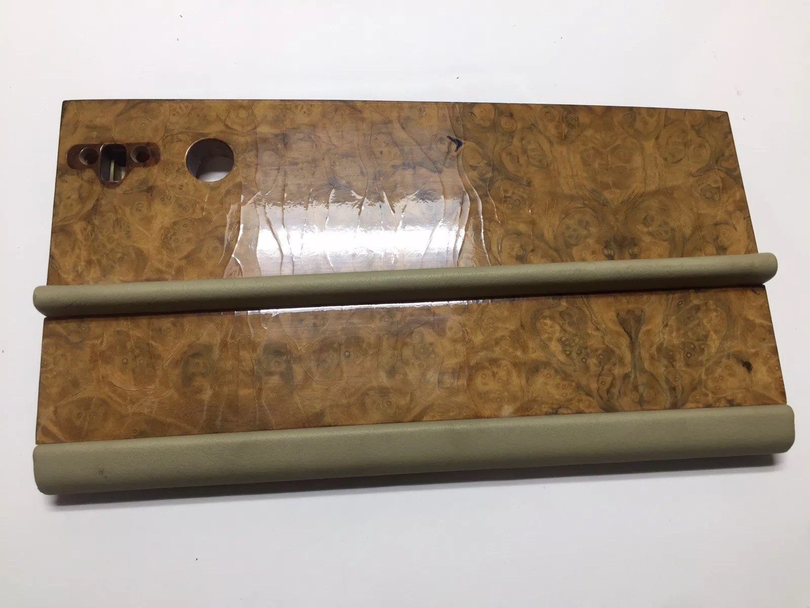 1986 Rolls Royce Bentley Silver Spur Glove Box Glovebox Door Wood
