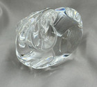 Vintage Steuben Signed Crystal Figural Ram Hand Cooler Paperweight Sculpture — photo 6