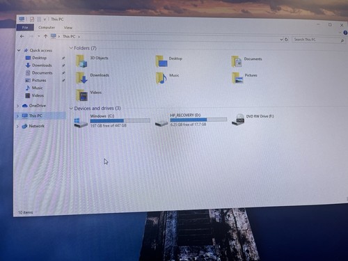 HP ProOne 600 G5 21.5" AIO Win10 Pro I5-6500 C/SSD 500GB/DVD/Wired and WiFi  - Picture 5 of 5