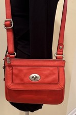 Fossil Marlow Top Zip Crossbody Front Turn Key Flap Pocket