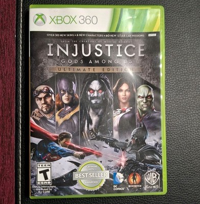 Injustice: Gods Among Us Ultimate Edition (Xbox 360, 2013) CIB Tested