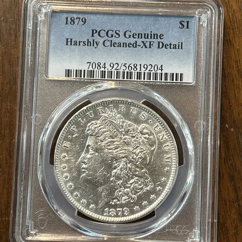 1879-PHILADELPHIA Mint Morgan Silver Dollar Coin PCGS XF Details
