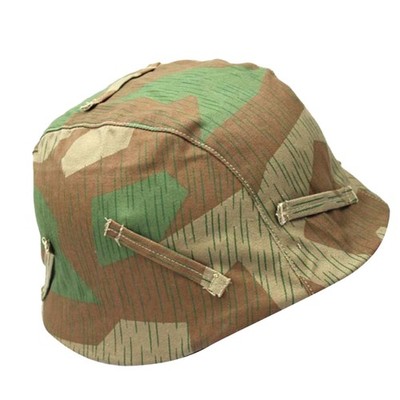 Replik WWII Deutscher M35 M40 M42 Helmbezug Splinter Camo