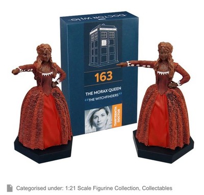 Doctor Who Eaglemoss Figurensammlung #163 Morax Queen + Magazin Figur