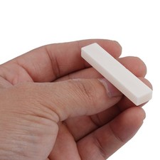 1 X BLANK BONE NUT 52x10x6mm Guitar Ukulele Luthier Saddle Bridge DIY Bass