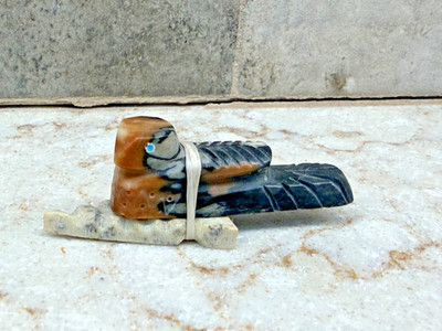 Zuni Indian Bird & Arrowhead  1 7/8'' Fetish