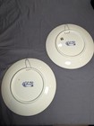 Antique Boch Belgium Delft Wall Plates Fisherman Pipe /Woman Reading  — photo 5
