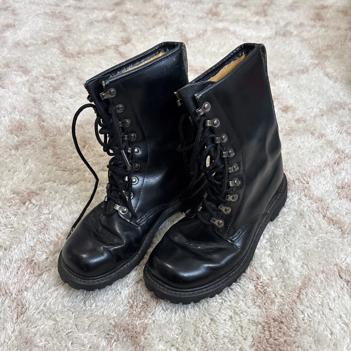 Leather Boots Vintage Men