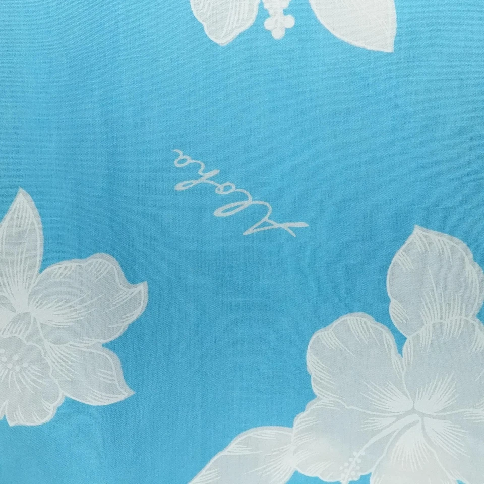 Camisa Hawaiana Jade Fashions Para Hombres Mediana Aloha Floral Cuello de Campamento Hecha en Hawai Foto 3 de 4