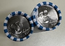 2025 P 5C Jefferson Nickels From Loomis Bank Box (2 Rolls) Free Shipping!