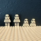 LEGO Star Wars Stormtrooper Minifigure Lot of 4; 2 Complete + 2 Heads/Helmets