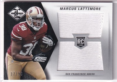 2013 Panini Limited NFL Football No. 23 Marcus Lattimore Rookie Patch 17/99