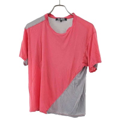 RAF SIMONS T-Shirt Pink 46 Kurzarm Grau 2008SS 0889