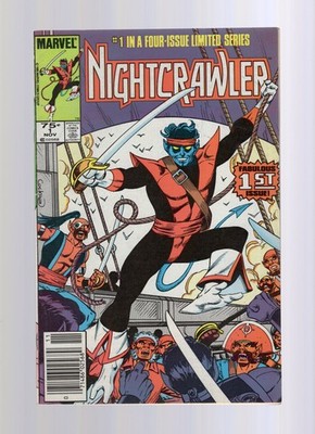 Nightcrawler Limited Series #1-4 - Marvel Comics 1985 - Mid Grade Average